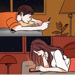 Boy And Girl Texting Template   Homme Femme Messages Smartphone Envoyer meme template