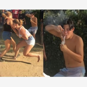 Dabbing Dude Empty Template   2 Girls Fighting Bagarre meme template