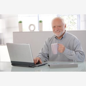 Hide The Pain Harold  Maurice meme template
