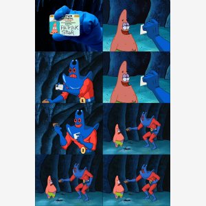 Patrick Star Wallet   Man Ray   Spongebob Squarepants meme template
