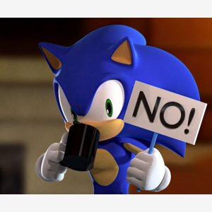 Sonic No meme template