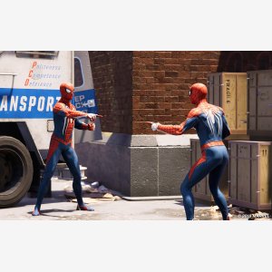 Spider Man Pointing At Spider Man   Ps4 Version, Marvel S Spider Man meme template