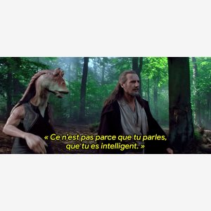 Star Wars Ce N Est Pas Parce Que Tu Parles Que Tu Es Intelligent meme template